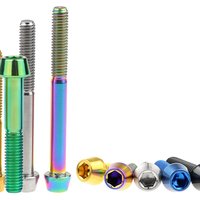 AliExpress Wanyifa Titanium Bolt M5/M6x9 10 16 18 20 25 30 35 40 45 50 55 60 65mm DIN912 Taper Hex Allen Head for Bike Parts Fastener