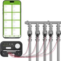 Rainpoint WiFi Irrigation Controller 8-Zone Smart Home Garden Watering System Sprinkler Programmer Timer Drip Alarm Rain Delay