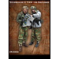 1/35 resin soldier model GK - German and grenadiers - unassembled and unpainted DIY kit 1161R