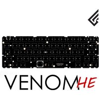 Geonworks Venom 60 HE Keyboard PCB Magnetic Switch Custom DIY Mechanical Keyboard Accessories Compatible with GH60 Tofu60 Holy60