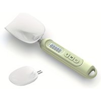 Electronic Digital Spoon Scale LCD Screen 500g/0.1 G Pet Food Measuring Spoon Convertible Units with 2 Spoon Head Kitchen Scale