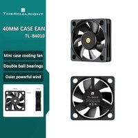 Thermalright TL-B4010 4CM Mini Computer Case Fan PWM Temperature Control Dual Ball Bearing 5500RPM Shock Absorbing Pad 4010mm