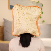 Plush Toast Bread hat hooded Party Cartoon Costumes Cosplay Party Supplies