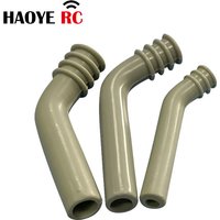 Haoye Engine Exhaust Pipe Silicone End Deflector Exhaust Extension For Nitro RC Model Car HSP Himoto HPI Traxxas Losi Axial Tool