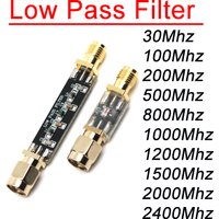 RF Low Pass Filter LPF 30Mhz/100Mhz/200Mhz/500Mhz/800Mhz/1000Mhz/1200Mhz/1400Mhz/2000Mhz/2400Mhz Signal Radio frequency LC