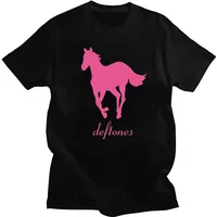 Deftones Rock Band Printed T-shirt Women Men Streetwear Y2K Short Sleeve Top Summer Vintage Retro Casual Loose O-Neck T-shirt image 4