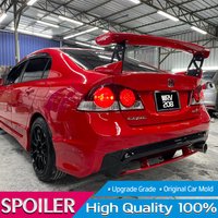 2006-2011 For Honda Civic 8th Sedan 4DR TYPE-R MUGEN H/CF WING SPOILER Exterior Body Kit Accessories Civic FD Spoiler