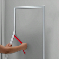 1PC 3/2/1M Self-Adhesive PVC Decorative Trim - Gypsum Ceiling Molding for Living Room, TV Background Wall, and Wallpaper Edging