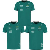 Aston Martin 2026 Fernando Alonso Lance Stroll Driver Summer Casual Fashion T-Shirt Breathable Tee Camiseta Masculina Harajuku