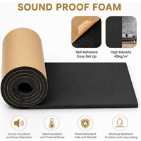 5/10/15/20mm Dicke Selbstklebende Geschlossenzellige Schaumstoffrolle Auto-Wärmedämmung Schalldämmungsmatte mit Kraftpapier-Rückseite