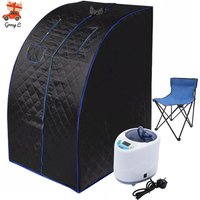 Lightweight Portable Personal Steam Sauna Spa for Relaxation at Home, 99 Minute Timer, 1000 Watt Steam Generator