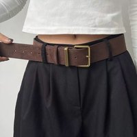 American-style retro minimalist versatile women's belt with a high-end feel, pairs with skirts and jeans, waist cincher, 2025 ne
