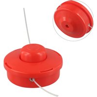 Replacement Petrol Cutter Trimmer Head Bump Feed Line Spool Red/Black Plastic Trimmer Head For Brush Cutter Lawn Mower