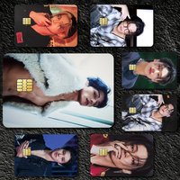 J-Jung W-Woo Y-Young BlackCat Sticker Decoration Creative Bank Card Bus Metro Waterproof Sticker