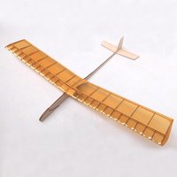 1Set Towed Traction Model Glider DIY Handmade Assemble Wooden Plane Wingspan 650mm Toys Hand Thrown Catapult Aircraft