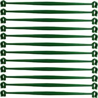 Plant Stake Arms for Tomato Cage,Expandable 30cm Plant Supports Trellis Connector Clips 11mm/16mm (10pcs)