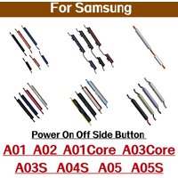 For Samsung Galaxy A01 A01Core M01Core A02 A03 A04 Core A03S A04S A05 A05S Power Button Key + Volume Side Button Keys Button
