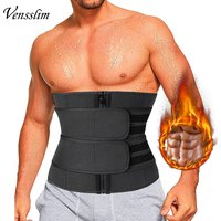 Waist Trainer for Men Sweat Belt Body Shaper Sauna Trimmer Stomach Wraps Workout Band Waste Cinchers Corset Belly with Strap