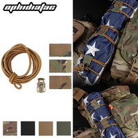 OPHIDIANTAC Flag Bungee Elastic Fastening Belt MOLLE Vest Organizer Rope Tool Storage Multi-Function Fixed Belt