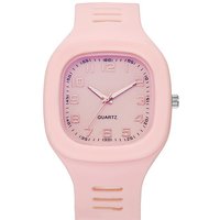Fashion Men Women Quartz Wristwatche Square Sport Watches Ins Electronic Digital Casual Wristwatch Student Girls Silicone Watch