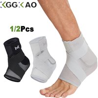1/2Pcs Ankle Brace with Straps for Men Women,Ankle Compression Support Sleeve for Achilles Tendonitis Plantar Fasciitis Sprained