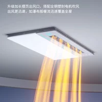 Bathroommaster Five-in-One Integrated Ceiling: Lighting, Exhaust Fan, Air Heating for Bathroom and Toilet, Warm and Bright