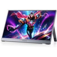 [GRAU}ARZOPA 15,6/16,1 Zoll 144/60 Hz Mini-Sekunden-Gaming-Display, tragbarer Monitor, externer Bildschirm für MAC/Laptop/PC/Xbox/PS/Switch