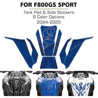 3D Motorcycle Fuel Tank Pad Sticker Protector Decal Accessories For BMW F800GS Sport F 800 GS 2024 2025 GS 40 Years Triple Black