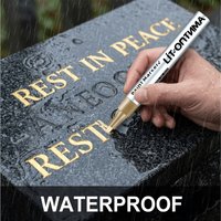 oil-based marker pen, quick drying waterproof permanent marker pen, suitable for stone, metal, glass, wood, DIY crafts