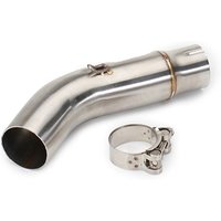 AliExpress NONE Motorcycle Exhaust Mid Link Connect Pipe Modified Replacement Accessories For Suzuki GSR750 Street Bike