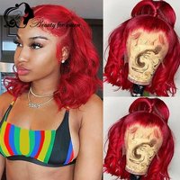 Pre‑Plucked Natural Hairline 60 Light Blonde Red 613 Cosplay Human Hair Wig Lace Front Straight Wigs Glueless Ready‑To‑Wear