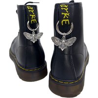 Gothic Metal Shoe Buckle Punk DIY Detachable Circle Buckle Animal Pendant Shoe Accessories