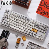 FBB keycap T52 PBT Hot Sublimation Customized For Cherry Profile Mechanical Keyboard Keycaps 60%, 75%, 80%, 96%, 100% Layout