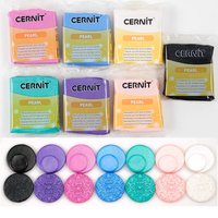 Cernit Pearl Series 56g Pearlescent Polymer Clay Professional Bakeable Soft Clay DIY Handmade Earrings Jewelry Making Material