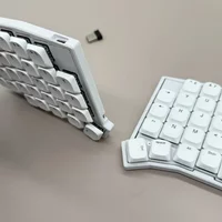 WSOFLE Low Profile Split Keyboard Hot Swap Support VIAL Mechanical Keyboard Kit Ergonomics 2.4G Wireless PC Accessories Gift