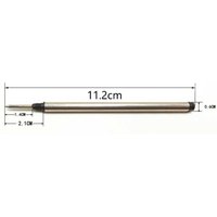 113mmx6mm 0.5 Tip Rollerball Pen Refills Fits Ballpen For Mont Blanc German Ink 107878 M506 105159 H-12 P163 M401 M710