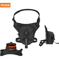 FEHER Motorcycle Thigh Bag Waterproof Unisex Multi-Functional Tear-resistant Motorbike Leg Bag Expandable Outdoors Tactical Bag