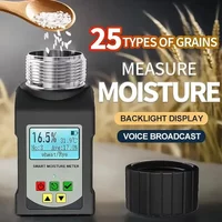 Grains Smart Moisture Tester Digital Display Wheat Soybean Coffee Bean Peanut Moisture Analyze