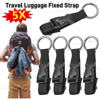 Backpack External Strap Portable Strap With Release Buckle Add-A-Bag Luggage Strap Belt Jacket Holder Travel Luggage Fixed Strap