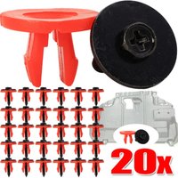 20pcs Engine Undertray Cover Clips Screws Set for Volvo V50 C30 for Jaguar for Ford Bottom Cover Shield Guard Car Accessories