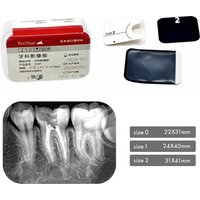 Plaque d'imagerie dentaire au phosphore pour stockage, plaque PSP, tailles 0, 1, 2, film radiographique numérique, scanner intra-oral, plaque de capteur à fort contraste