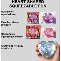 Needoh Good Vibes Only Mini Heart Fidget Toy Slow Rebound Squish Relieve Stress Heal Relax Autism ADHD Focus Toy for Adults Gift