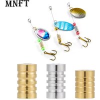 20Pcs Fishing Lure Fishing Spinner Bead Lure Bodies for Making Spinnerbait Taxes Rig Inline Spinner Bass Trout Perch Crappies