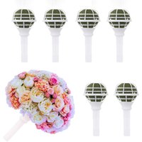 Bouquet Holder Set of 6 Premium DIY Wedding Decor Bouquet Kit with Foam Bouquet Holder for Wedding Bouquet Supplies Special