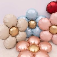 10pcs Matte Flower Aluminum Film Balloons Baby Birthday Wedding Party Balloon Boy Girl Baby Shower Supplies Toy Baloon