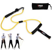 1pc Golf Swing Tension Belt Band Golf Swing Trainer Strength Trainer Action Supplies Golf Club Correction Strong Device JZQ018