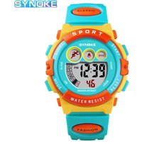 SYNOKE Student Sport Watches For Kids Colorful Electronic Watches Waterproof Clock Children Digital Watch For Boys Girls