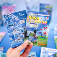 20/30sheets Memory archive&Neon rewind Kawaii Ins flash sand die-cut sticker book DIY scrapbook Aesthetic supplies
