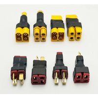XT60 T Plug Parallel/Series Adapter Connectors 1 Male to 2 Female/ 2 Male to 1 Female Parallel Connector for RC Lipo Battery ESC