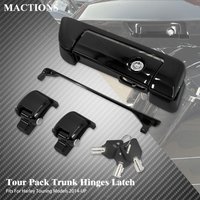 Motorcycle Tour Pack Trunk Hinges Latch Lid Lock Keys Kits For Harley Touring Road Street Electra Glide FLHR FLHT FLHRC 2014-Up
